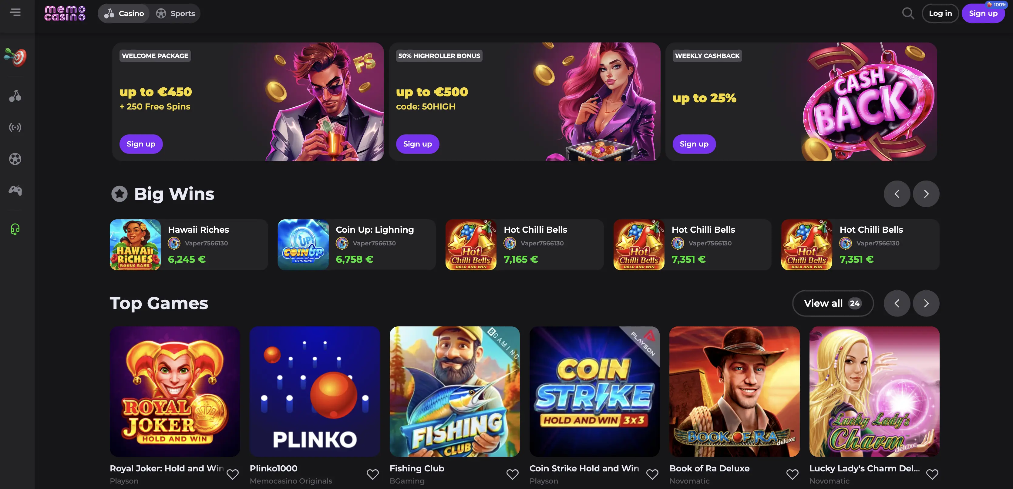 Memo casino review
